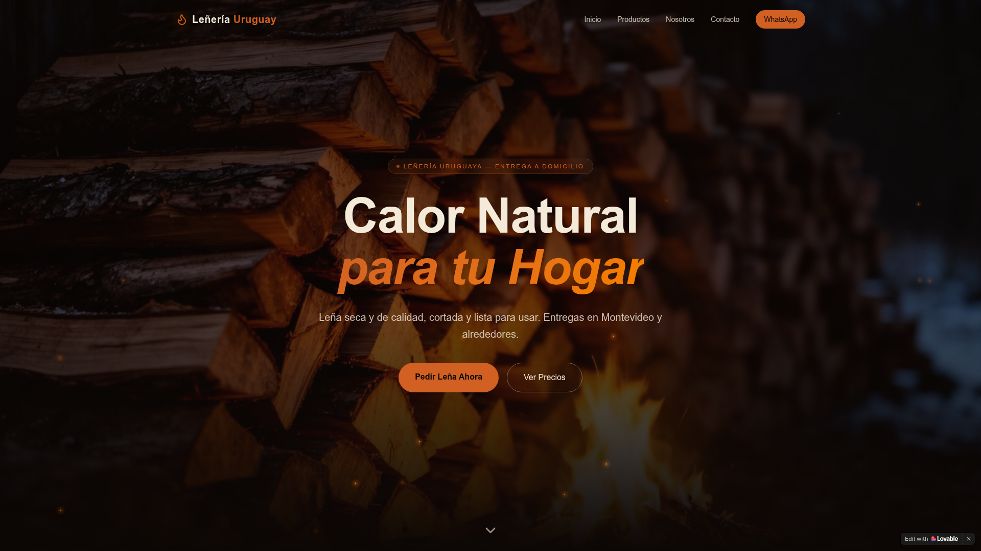 Madera Uruguay website screenshot